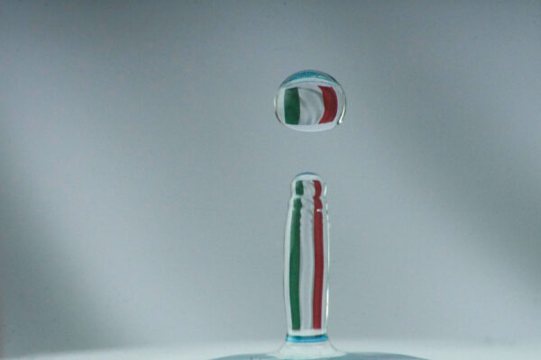 Water drop art - i Is For Italy
